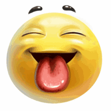 emoji licking